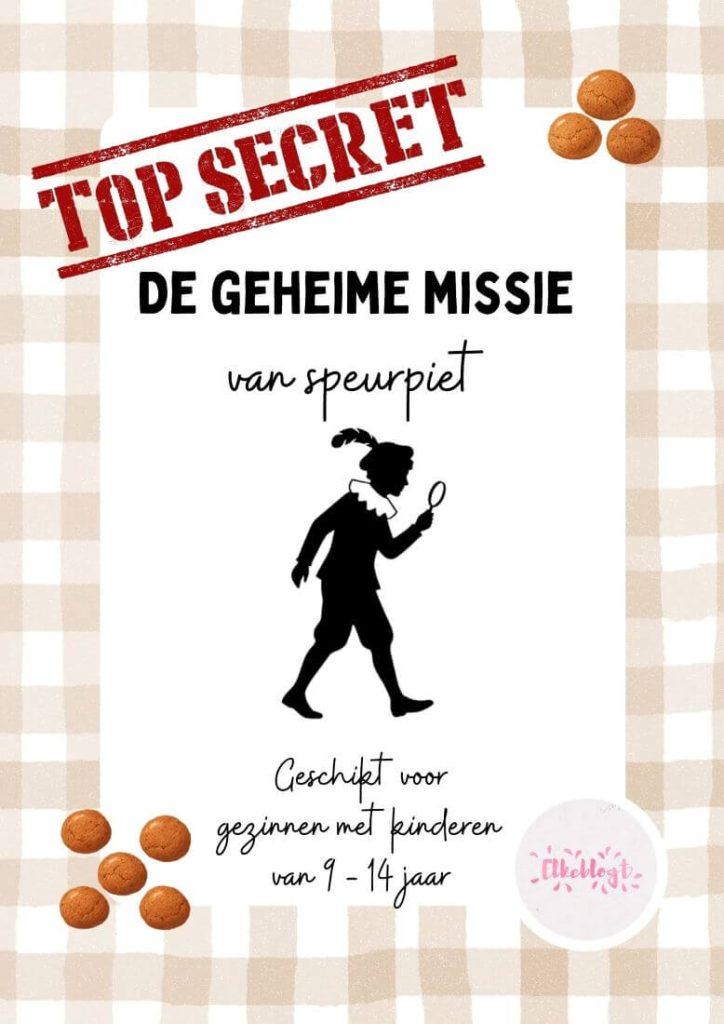 Printable Sinterklaasspeurtocht – De geheime missie van Speurpiet